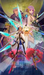 Rule 34 | 2girls, 6+boys, absurdres, armor, armored dress, artoria caster (fate), artoria caster (third ascension) (fate), artoria pendragon (fate), bb (fate), bb dubai (fate), beyond birthday, bibi (ressue (gomgom)), blonde hair, blue background, blue eyes, dress, earth (planet), fate/grand order, fate (series), glasses, green eyes, highres, jacket, long hair, multiple boys, multiple girls, nuo suan cai xiao long bao, planet, red eyes, ribbon, short hair