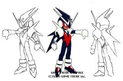 concept_art official_art pulseman reference_sheet simple_background sugimori_ken tagme veil_(pulseman)
