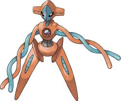 Rule 34 | black sclera, blue skin, colored sclera, colored skin, deoxys, deoxys (normal), full body, gen 3 pokemon, highres, multicolored skin, mythical pokemon, nintendo, official art, pokemon, pokemon (creature), pokemon focus, pokemon rse, red skin, solo, sugimori ken, tentacles, third-party source, transparent background, white eyes