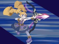 aac013 absurdres archer_(disgaea) bow_(weapon) disgaea drill_hair highres twin_drills weapon
