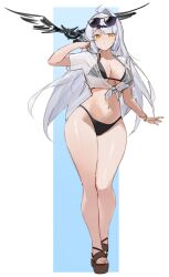 1girl absurdres bikini breasts character_request copyright_request highres large_breasts navel swimsuit tagme weimiaw