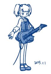 alice_mccoy digimon digimon_tamers electric_guitar gothic_lolita guitar hair_ornament hairpin instrument lolita_fashion long_hair looking_at_viewer pixiv_user_(11374173) plectrum ribbon twintails