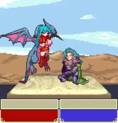 1girl 2boys animated bestiality chain chained cum cum_in_pussy doggystyle dragon eirika_(fire_emblem) fire_emblem fire_emblem:_the_sacred_stones lowres mswdmaku multiple_boys nintendo pixel_art rape reverse_suspended_congress sex sex_from_behind tagme valter_(fire_emblem) video wyvern