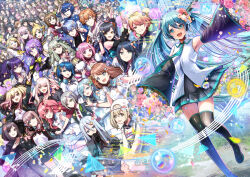 1other 25-ji_nightcord_de._(project_sekai) 6+boys 6+girls :d absolutely_everyone akiyama_mizuki akiyama_yuuki aoyagi_touya aqua_eyes aqua_hair aqua_necktie aqua_trim asahina_mafuyu asahina_mafuyu&#039;s_father asahina_mafuyu&#039;s_mother azusawa_kohane black_boots black_hair black_skirt blonde_hair blue_eyes blue_hair blue_streaks blunt_bangs bob_cut boots bow breasts brother_and_sister brothers brown_eyes brown_hair cardigan cellphone character_request cleavage commentary_request curly_hair detached_sleeves double_v eighth_note everyone father_and_daughter flower flower_request glowstick gradient_hair grandfather_and_granddaughter grandfather_and_grandson green_eyes grey_eyes grey_hair hair_bow hair_flower hair_ornament hanasato_minori hat hatsune_miku highres hinomori_shiho hinomori_shizuku holding holding_glowstick holding_phone hoshino_ichika_(project_sekai) husband_and_wife jean_riley kagamine_len kagamine_rin kaito_(vocaloid) kamishiro_rui kiritani_haruka kusanagi_nene leo/need_(project_sekai) long_hair medium_hair megurine_luka meiko_(vocaloid) mikudayo mirror_twins mochizuki_honami momoi_airi more_more_jump!_(project_sekai) mother_and_daughter multicolored_hair multiple_boys multiple_girls musical_note necktie nenerobo one_eye_closed ootori_emu ootori_hinata ootori_keisuke_(project_sekai) ootori_kounosuke ootori_rakunosuke ootori_shousuke open_mouth orange_cardigan orange_hair parent_and_child penlight_(glowstick) phone pink_eyes pink_hair pleated_skirt ponytail project_sekai purple_eyes purple_hair school_uniform shinonome_akito shinonome_ena shiraishi_an shiraishi_ken shirt short_hair siblings side_ponytail sisters skindentation skirt sleeveless sleeveless_shirt smile spring_onion striped_necktie tenma_saki tenma_tsukasa thigh_boots thighhighs tiprip_kk twins twintails two-tone_hair v vivid_bad_squad_(project_sekai) vocaloid white_bow white_hat white_shirt wonderlands_x_showtime_(project_sekai) yoisaki_kanade yoisaki_kanade&#039;s_father yoisaki_kanade&#039;s_mother zettai_ryouiki