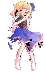 Rule 34 | 1girl, alice margatroid, alice margatroid (pc-98), alphes (style), bare arms, blonde hair, blue hairband, blue ribbon, blue skirt, blush, bobby socks, book, commentary request, dairi, defeat, frilled skirt, frills, full body, grimoire of alice, hair between eyes, hairband, holding, holding book, large variant set, open book, parody, parted bangs, puffy short sleeves, puffy sleeves, ribbon, shirt, short hair, short sleeves, skirt, socks, solo, style parody, tachi-e, torn clothes, touhou, touhou (pc-98), transparent background, variant set, white shirt, white socks