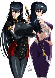 Rule 34 | 2girls, absurdres, annerose vajra, ass, breasts, highres, igawa asagi, koutetsu no majo anneroze, large breasts, long hair, mamerui, multiple girls, taimanin (series), taimanin asagi