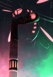 animal_focus bug commentary_request ewokakukaede gen_4_pokemon glowing glowing_eyes glowing_wings highres insect_wings nintendo no_humans pokemon pokemon_(creature) red_eyes solo wings yanmega