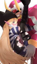 1boy 1girl absurdres alternate_costume alternate_hairstyle armor beanie blonde_hair blue_eyes blush body_armor bodystocking boots breasts ciel_(mega_man) commission commissioner_upload cropped_hoodie cum cum_in_pussy eyelashes fake_horns fauron714 fighting_fefnir_(mega_man) forehead_jewel gloves grin hair_down hat helmet hetero highres hood hoodie horned_helmet horns legs_up long_bangs long_hair mechanical_ears mega_man_(series) mega_man_zero_(series) non-web_source open_mouth pleated_skirt sex shaded_face shoulder_armor skirt small_breasts smile spread_legs tongue tongue_out torn_bodystocking torn_clothes vaginal white_background