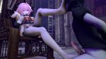 2boys 3d animated arms_behind_back astolfo_(fate) bare_legs barefoot bottomless cum erection fate/apocrypha fate_(series) feet foot_worship footjob hair_between_eyes josou_seme just_hopeless_baka looking_at_another looping_animation male_focus multicolored_hair multiple_boys nail_polish penis pink_hair short_hair sitting smile soles solo_focus source_filmmaker_(medium) toes trap uncensored video yaoi