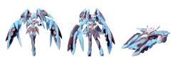 1girl bingshan blue_eyes car commentary hatsune_miku highres mecha mechanization metal_skin motor_vehicle multiple_views open_hand robot thighhighs twintails vocaloid wheel white_background