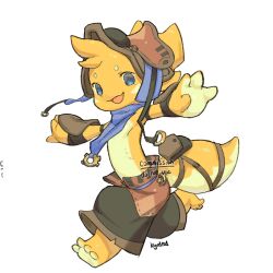 1boy armlet cosplay flare_(lumozze) furry gecko highres jewelry kyudred lizard original scarf shorts