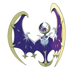 Rule 34 | absurdres, animal focus, artist request, closed mouth, dot nose, fangs, full body, gen 7 pokemon, highres, legendary pokemon, lunala, nintendo, no humans, official art, pokemon, pokemon (creature), pokemon focus, pokemon sm, skin fangs, solo, third-party source, transparent background