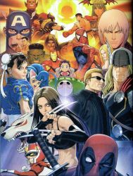 00s 10s 6+boys 6+girls abs ahoge albert_wesker amaterasu_(ookami) animal_ears armor avengers_(series) big_hair black_hair blonde_hair blue_eyes bracelet brown_hair bruce_banner bun_cover capcom captain_america cat_ears chris_redfield chun-li coat colored_skin crop_top dante_(devil_may_cry) deadpool deadpool_(series) demon_girl devil_may_cry_(series) doctor_doom dormammu double_bun dougi earrings facial_hair fangs felicia_(darkstalkers) fingerless_gloves fire glint gloves goatee green_eyes green_hair green_skin grimace gun hachimaki hair_bun handgun head_wings headband headset helmet hood huge_ahoge hulk iron_man jewelry katana kicking long_hair looking_back marvel marvel_vs._capcom marvel_vs._capcom_3 mask mega_man_(series) mega_man_legends_(series) midriff mori_toshiaki morrigan_aensland multiple_boys multiple_girls navel official_art one_eye_closed ookami_(game) open_mouth pistol pointy_ears power_armor resident_evil ryu_(street_fighter) scan sheath sheathed slit_pupils spider-man spider-man_(series) spiked_bracelet spikes steve_rogers street_fighter sunglasses super-skrull sword teeth thor_(marvel) tony_stark trench_coat trish_(devil_may_cry) tron_bonne_(mega_man) darkstalkers viewtiful_joe viewtiful_joe_(character) weapon white_hair winged_helmet wings wink wolverine_(x-men) x-23 x-men