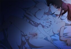 1boy 1girl blush breasts brother_and_sister incest kiss nipples penis pussy sex siblings solo_leveling sung_jin-ah sung_jin-woo zuharu