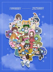 Rule 34 | 3girls, 5boys, agumon, antennae, bird, bug, cat, digimon, digimon (creature), dog, gabumon, glasses, gomamon, ishida yamato, izumi koshiro, kido jo, koromon, leaf, mochimon, multiple boys, multiple girls, pacifier, palmon, patamon, petals, piyomon, plotmon, polun, pukamon, pyocomon, tachikawa mimi, tail, tailmon, takaishi takeru, takenouchi sora, tanemon, tentomon, tokomon, tunomon, wings, yagami hikari, yagami taichi