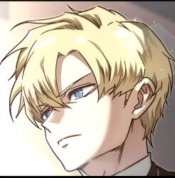1boy academy_sashimi_sword_master blonde_hair blue_eyes manga_illustration reinhardt_leon serius source_request