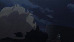 animated anime_screenshot battle black_hair blonde_hair high_heels kicking night ship sound spy_x_family tagme video watercraft yor_briar