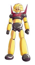 alphes_(style) clenched_hands closed_mouth dairi empty_eyes full_body glowing highres hisou_tensoku large_variant_set legs_apart looking_at_viewer mecha no_humans parody robot solo spikes standing style_parody tachi-e touhou touhou_hisoutensoku transparent_background variant_set wings