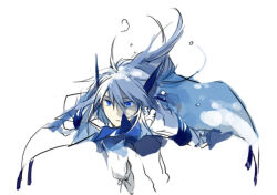 1boy absurdly_long_hair arms_at_sides bare_shoulders black_leggings blue_eyes commentary_request creatures_(company) game_freak gen_2_pokemon hair_between_eyes hair_flaps hair_ribbon knees_together_feet_apart legendary_pokemon leggings legs long_hair looking_at_viewer lugia nintendo personification pokemon ribbon simple_background solo very_long_hair yara_kami_meiosei