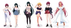 Rule 34 | absurdres, breasts, dark-skinned female, dark skin, highres, igawa asagi, igawa sakura, ingrid (taimanin asagi), komochizuki, large breasts, long hair, oboro (taimanin asagi), taimanin (series), taimanin asagi, taimanin murasaki
