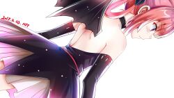 Rule 34 | 1girl, bare shoulders, demon girl, demon wings, gabriel dropout, hallelujah essaim, highres, itsuki masa, satanichia kurumizawa mcdowell, solo, white background, wings