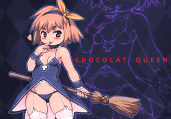 1girl broom chocolat_queen highres original solo tagme yu_3