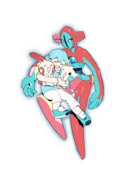 1boy :d closed_eyes commentary deoxys deoxys_(normal) gen_3_pokemon green_footwear green_shirt hak_ahl holding holding_pokemon male_focus minun mythical_pokemon nintendo open_mouth pants plusle pokemon pokemon:_destiny_deoxys pokemon_(anime) pokemon_(creature) pokemon_rse_(anime) shirt shoes short_hair short_sleeves smile tory_lund white_background white_pants