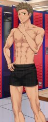 1boy abs green_eyes jock_studio_(blits_games) male_focus matt_carter mikkoukun muscular