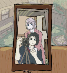 Rule 34 | 1female1male, couple, dazai osamu (isekai shikkaku), isekai shikkaku, old camera, photo (object), sacchan (isekai shikkaku)