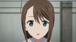 10s 1boy 3girls animated animated_gif brown_hair daitoku_junna lowres multiple_girls robotics;notes senomiya_akiho sunglasses tennouji_nae yashio_kaito