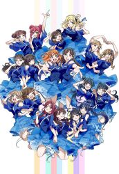 Rule 34 | ahoge, aida rikako, akira hjk, black hair, blonde hair, blue eyes, blue hair, braid, brown hair, dress, everyone, furihata ai, green eyes, grey hair, highres, hug, inami anju, kobayashi aika, komiya arisa, kunikida hanamaru, kurosawa dia, kurosawa ruby, long hair, looking at another, loose clothes, love live!, love live! sunshine!!, matsuura kanan, mole, multiple girls, ohara mari, one eye closed, open mouth, pink hair, purple hair, rainbow, reaching, red eyes, red hair, saitou shuka, sakurauchi riko, salute, short hair, simple background, smile, suwa nanaka, suzuki aina (voice actor), takami chika, takatsuki kanako, thighs, tsushima yoshiko, v, voice actor, watanabe you, wavy hair, white background, yellow eyes