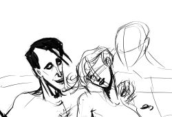 Rule 34 | afterglow, aftersex, bartik (tron: uprising), group sex, highres, hopper, hopper (tron: uprising), mara (tron: uprising), mmf threesome, non-web source, threesome, tron, tron: legacy, tron: uprising