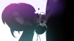 1boy 1girl adore_nice animated close-up cum cum_in_mouth dc_comics deepthroat fellatio hairdressing harley_quinn harley_quinn_(suicide_squad_isekai) hetero large_penis looping_animation oral penis pumping shadow short_hair short_twintails simple_background suicide_squad_isekai tagme testicles throat_bulge twintails video white_background