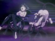 00s 2girls anal animated arm_grab arms_behind_back barefoot black_hair blunt_bangs bouncing_breasts breasts closed_eyes clothed_sex demon_girl forced full_body functionally_nude held_up horns large_breasts leg_grab ma_ga_ochiru_yoru moaning multiple_girls night nipples open_mouth oral pointy_ears purple_hair pussy rape restrained screaming suspension tentacle_sex tentacles top-down_bottom-up torso_grab triple_penetration uncensored vaginal video