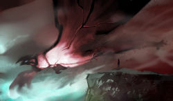 10s 1boy blue_eyes creatures_(company) flying game_freak gen_6_pokemon horns legendary_pokemon monster nintendo oishiiosakana osakana_(oishiiosakana) pokemon pokemon_(creature) pokemon_xy size_difference wings yveltal