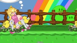 1girl animated ass blonde_hair blue_eyes breasts flash flash_game huge_breasts ivan-aedler koopa_troopa mario_(series) nintendo nipples penis princess princess_peach pussy sex super_mario_bros._1 text_focus uncensored video