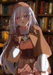 Rule 34 | absurdres, detective, emilia (re:zero), highres, magnifying glass, pointy ears, rain re a, re:zero kara hajimeru isekai seikatsu
