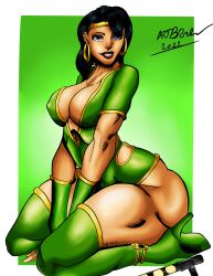 artbrawler black_orchid breasts killer_instinct large_breasts long_hair