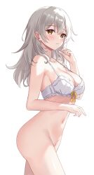 1girl bottomless bra breasts highres honkai:_star_rail honkai_(series) large_breasts navel sebu_illust stelle_(honkai:_star_rail) tagme trailblazer_(honkai:_star_rail) underwear