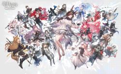 Rule 34 | 1other, 6+boys, 6+girls, absurdres, adjusting clothes, adjusting headwear, amiya (arknights), amiya (demon king) (arknights), animal ear fluff, animal ears, arknights, armor, axe, barefoot, beard, black camisole, black cat, blue hair, blue hat, blue neckerchief, book, breasts, brother and sister, brown hair, brown hat, camisole, cape, cat, cleavage, commentary request, curled horns, doctor (arknights), earrings, ears through hood, ermengarde (arknights), everyone, facial hair, fingerless gloves, food, fremont (arknights), glasses, gloves, grey background, grey hair, hair over one eye, hat, highres, holding, holding axe, holding book, holding food, holding key, holding polearm, holding quill, holding sword, holding umbrella, holding weapon, hood, hood up, horns, hot dog, humanoid robot, id card, infection monitor (arknights), jewelry, kal&#039;tsit (arknights), key, logo parody, magallan (arknights), material growth, miss christine (arknights), mizuki (arknights), mudrock (arknights), mudrock (elite ii) (arknights), multiple boys, multiple girls, multiple rings, neckerchief, necktie, nymph (arknights), old, oripathy lesion (arknights), phantom (arknights), phantom (focus) (arknights), pink eyes, pink hair, playwright (arknights), pointy ears, polearm, purple gloves, purple hair, qalaisa (arknights), qui&#039;lon (arknights), quill, rabbit ears, rabbit girl, red cape, red eyes, red hair, red necktie, ring, robot, santalla (arknights), shalem (arknights), siblings, skadi (arknights), skadi the corrupting heart (arknights), specter (arknights), specter the unchained (arknights), sword, theresa (arknights), theresis (arknights), tin man (arknights), two-sided cape, two-sided fabric, typhon (arknights), umbrella, valarqvin (arknights), weapon, white hair, witch hat, xue meishu mei chulu