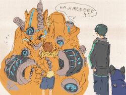 Rule 34 | appmon, bootmon, digimon, digimon universe: appli monsters, garmmy, hackmon (appmon), katsura hajime, katsura rei