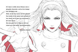 1girl bird buttons dress english_text female_focus hairband hand_up kagura_chizuru long_hair looking_at_viewer the_king_of_fighters