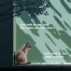 animal cat dappled_sunlight english_text green_theme highres leaf on_windowsill onlypixeeels original partially_colored pixel_art shadow siamese_cat sunlight tree windowsill