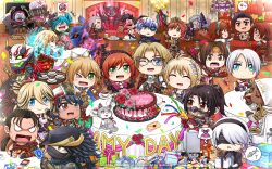 2b_(nier:automata) 6+boys 6+girls absurdres amy_sorel azwel black_hair blonde_hair blue_eyes brown_hair cervantes_de_leon chai_xianghua geralt_of_rivia green_eyes haoumaru highres hildegard_von_krone inferno_(soulcalibur) isabella_valentine long_hair multiple_boys multiple_girls namco nightmare_(soulcalibur) raphael_sorel red_hair samurai_spirits seong_mi-na setsuka snk sophitia_alexandra soul_calibur soulcalibur soulcalibur_vi taki_(soulcalibur) talim the_witcher_(series) tira_(soulcalibur) yoshimitsu_(namco)