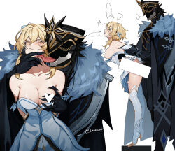 1boy 1girl bare_shoulders blonde_hair blush breasts capitano_(genshin_impact) censored eriimyon flower genshin_impact grabbing_another&#039;s_arm grabbing_another&#039;s_breast grabbing_from_behind groping hair_between_eyes hair_flower hair_ornament heart heart_censor hetero highres licking licking_another&#039;s_cheek licking_another&#039;s_face long_tongue lumine_(genshin_impact) medium_breasts molestation rape sex short_hair short_hair_with_long_locks sidelocks tongue tongue_out white_flower yellow_eyes