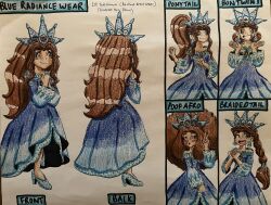 Rule 34 | 1girl, absurdres, brown hair, digimon, dress, female focus, highres, long hair, smile, solo, tachikawa mimi