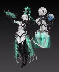 Rule 34 | abs, ass, demon girl, gloves, high heels, highres, navel, short hair, smile, tagme, thong, wedgie, yuritiaraha