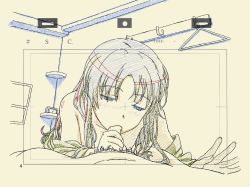 1girl animated animated_gif animation_cel ascii_media_works blue_hair cel clock clothes_hanger collarbone cum cum_in_mouth cum_on_body ejaculation facial fellatio fingernails gag glans gokkun green_eyes hetero index_(toaru_majutsu_no_index) interior khui long_hair male_pubic_hair off_shoulder oral penis pubic_hair rough_copy solo_focus swallowing toaru_majutsu_no_index uncensored