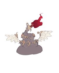 abstract absurdres blob highres no_humans original riuichi simple_background white_background wings
