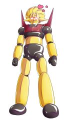 alphes_(style) clenched_hands closed_mouth dairi full_body glowing glowing_eyes highres hisou_tensoku large_variant_set legs_apart looking_at_viewer mecha no_humans parody robot solo spikes standing style_parody tachi-e touhou touhou_hisoutensoku transparent_background variant_set wings